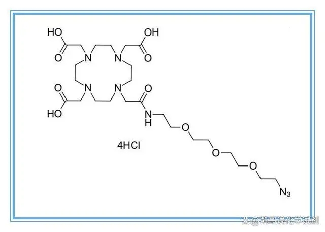 dota peg4 azide,dota-peg4-叠氮,用于与含炔烃的生物分子偶联