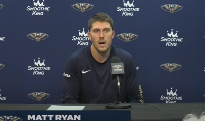 马特-瑞安:相信自己有打nba的水平 我还想留在联盟里