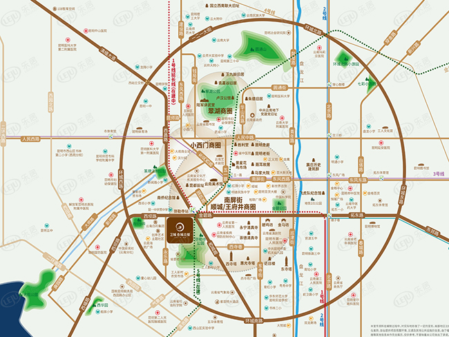 距離3號線約850米,出門即是地鐵,出行高效快捷;周邊毗鄰南屏街商圈,小