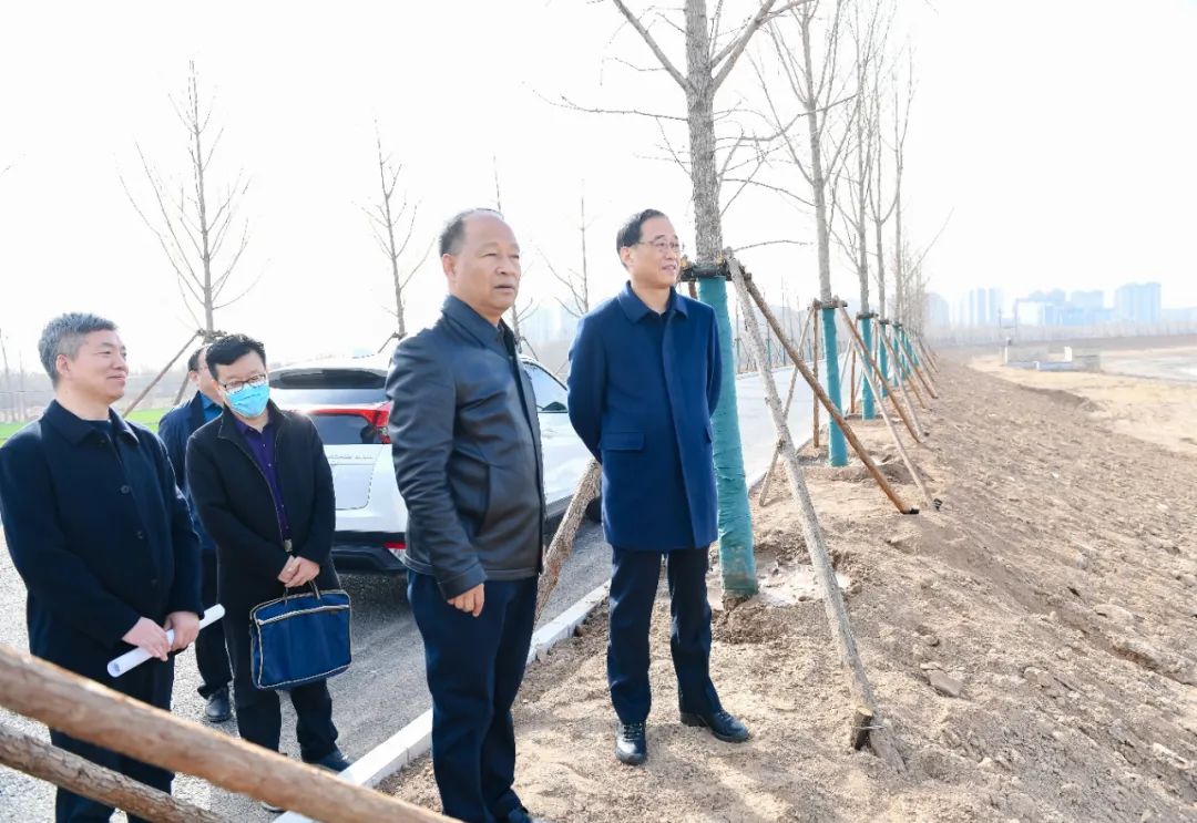 侯有民带队到邯郸冀南新区调研牤牛河防洪设施规划建设