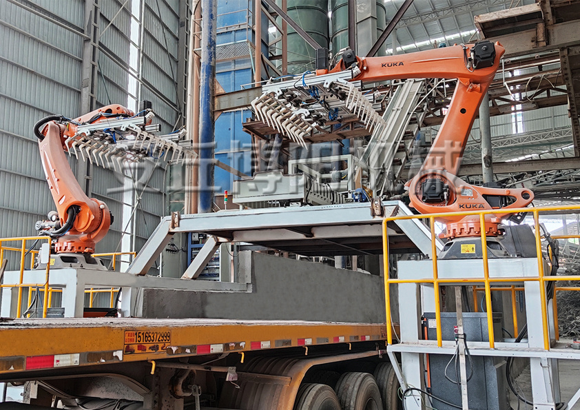 饲料机械手自动装车机 配套全自动拆垛机上袋