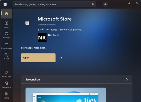 Win11应用商店UI被痛批!微软高管发声维护:测试数月总体很好
