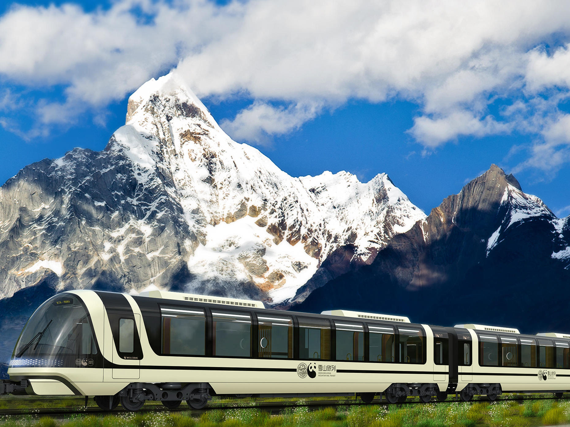 从都江堰坐观光火车到四姑娘山 这条山地轨道让"快进慢游"成为现实