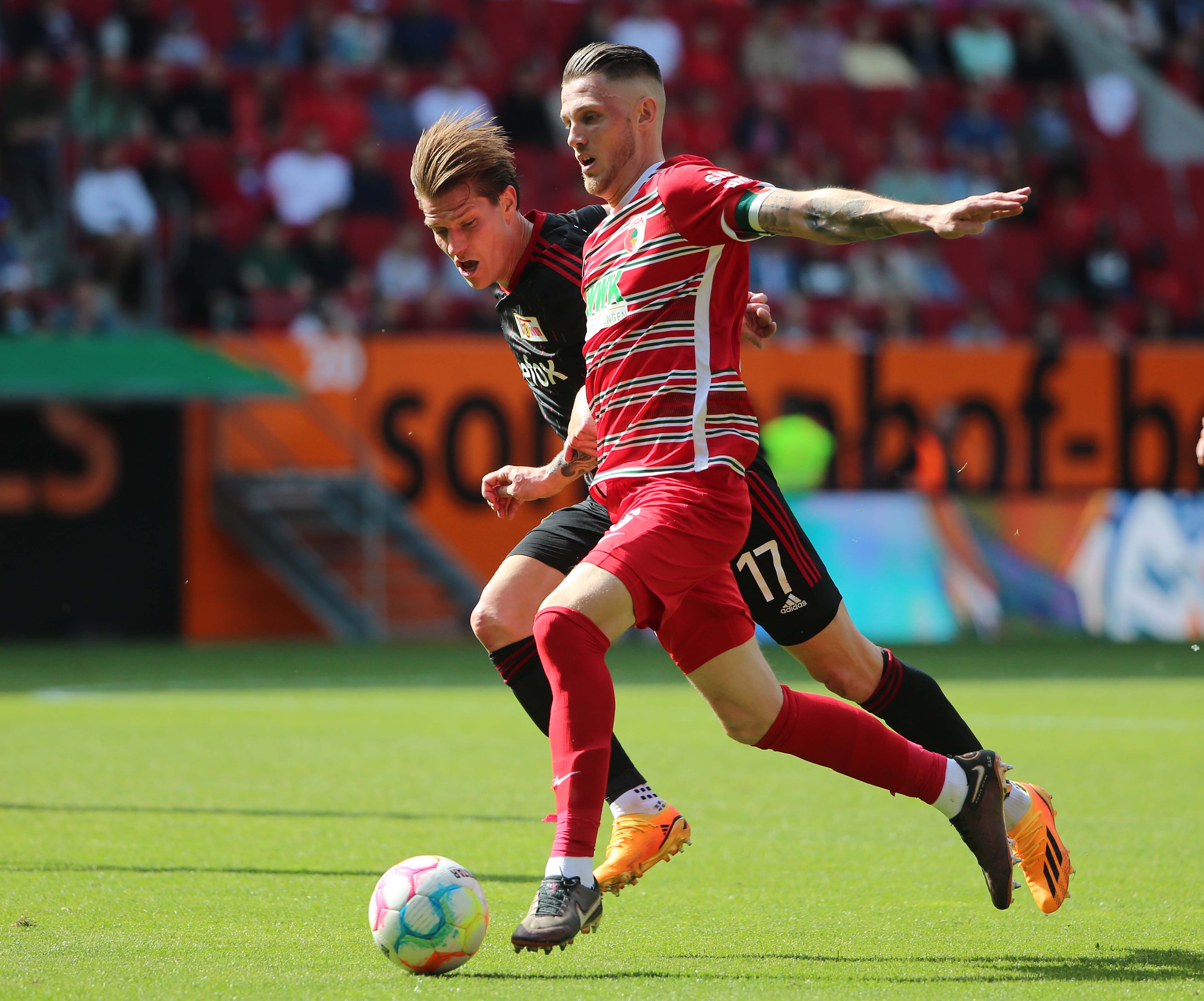 足球——德甲:奥格斯堡胜柏林联合