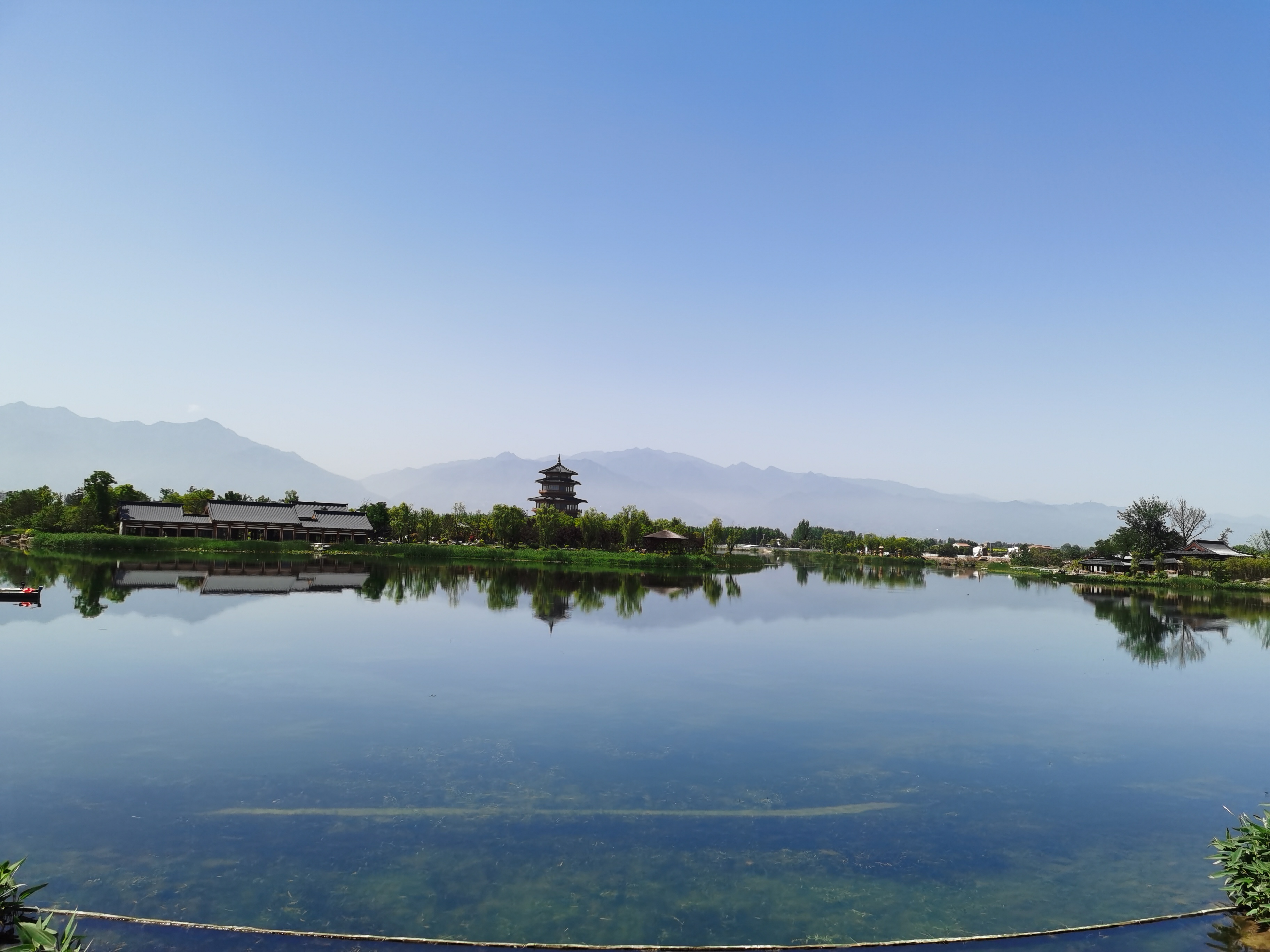 西安渼陂湖,景色迷人,这么热的天能去不?