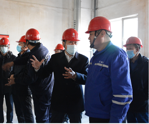 孙广通调研安全生产和疫情防控工作