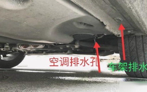 大众宝来排水孔分布图