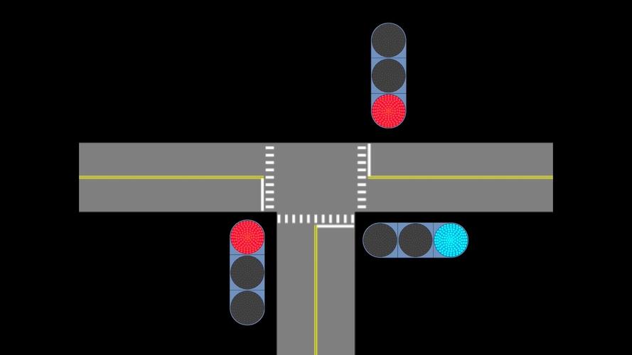 t形交叉路口标志