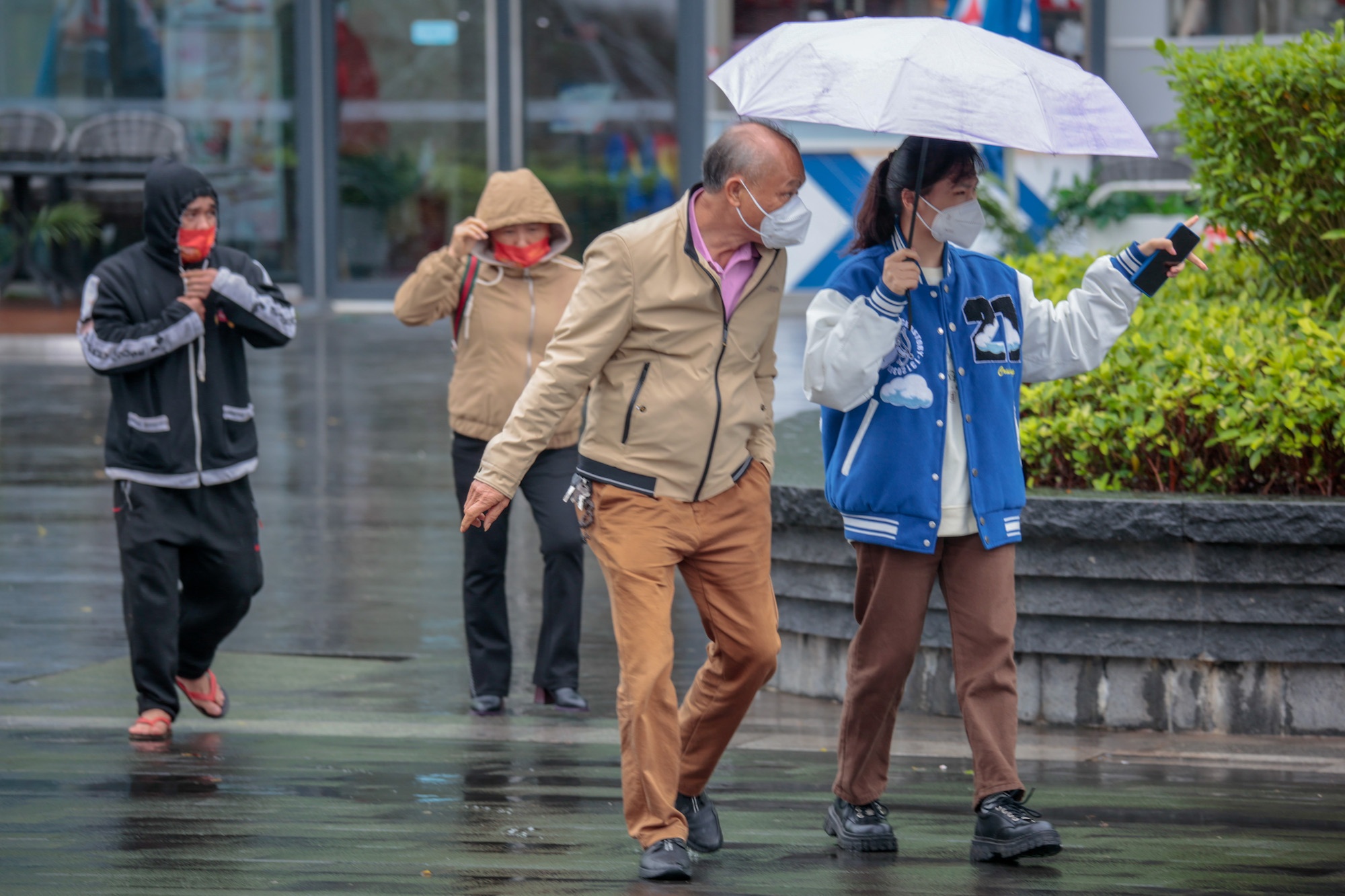 海南冷空气南下图片