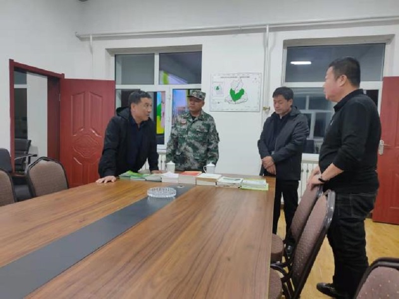 免渡河林业局党政领导深入扎敦河林场检查指导工作