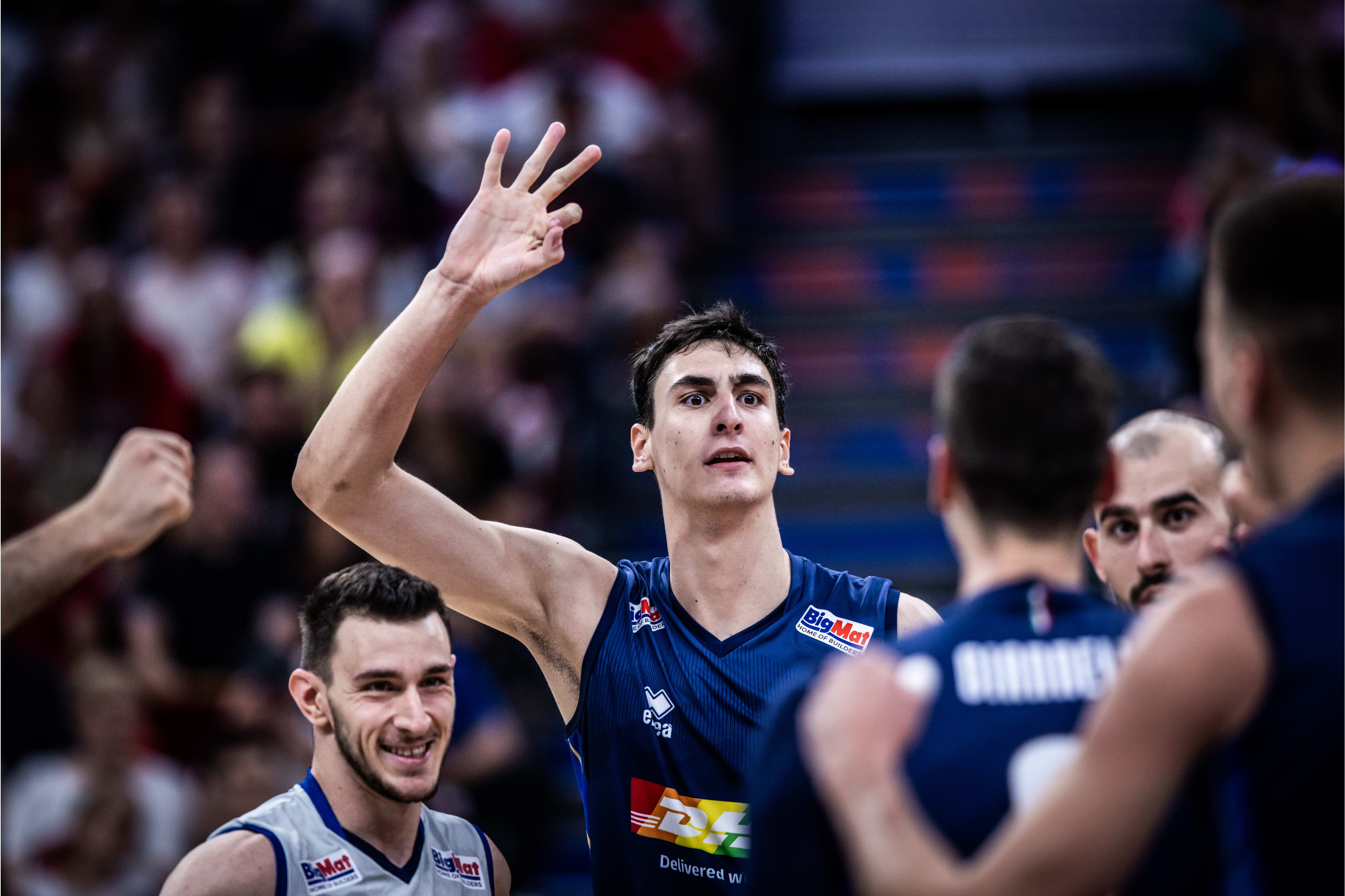 1/4决赛意大利男排3:0阿根廷技术统计,得分王米切莱托