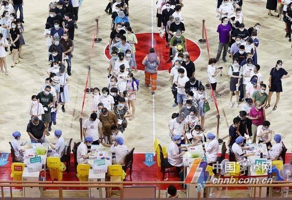 雅戈尔体育馆方舱式临时新冠疫苗接种点正式闭舱