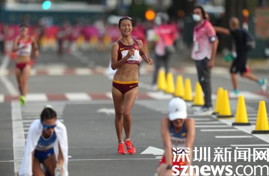 恭喜深圳健儿刘虹!拼得东京奥运会女子20公里竞走铜牌