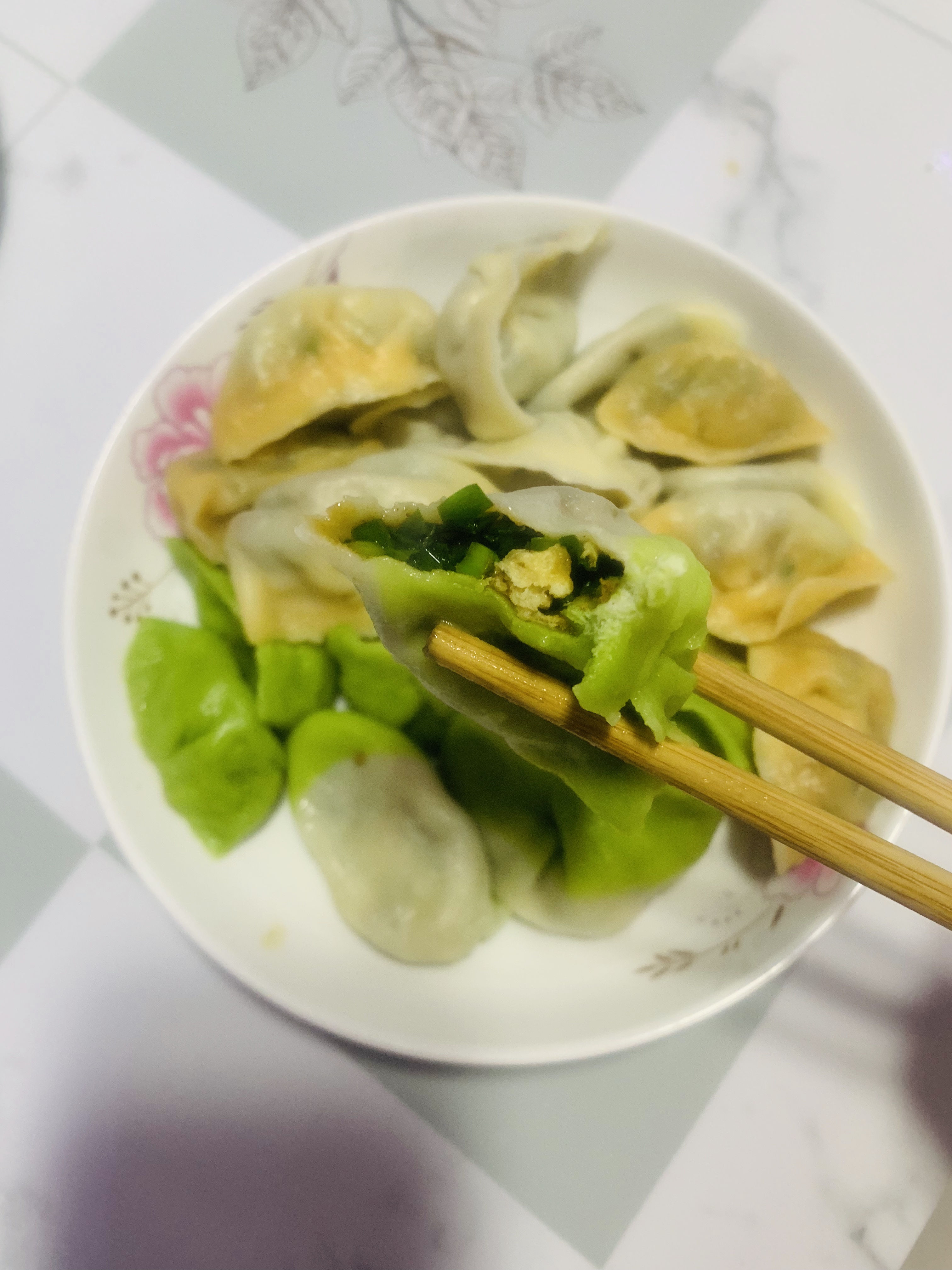 彩色水饺 真实图片