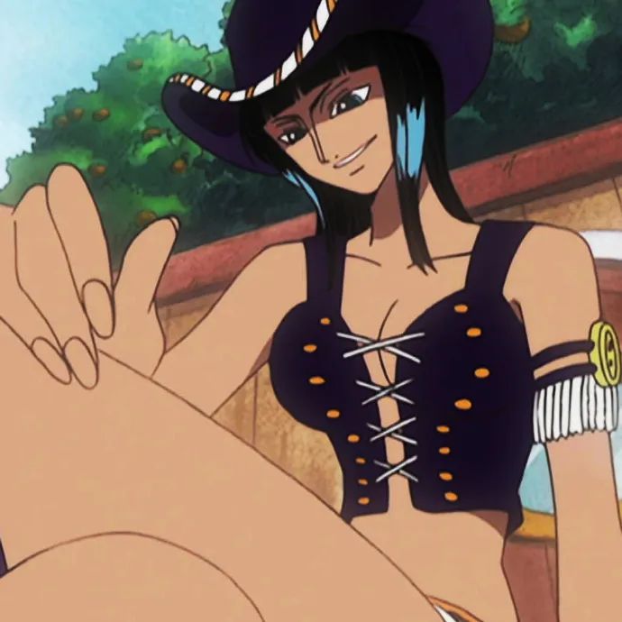 《海贼王》罗宾还是前期出场的时候,简直绝了