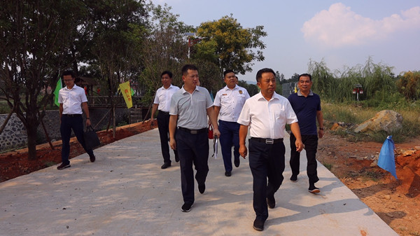 桂砺锋现场办公 推进腾云岭生态文化园项目建设