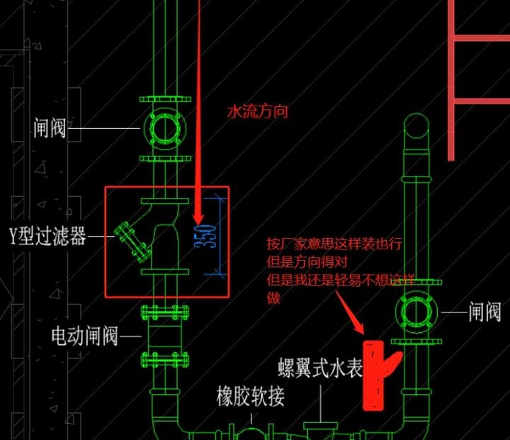 y过滤器图纸图例图片