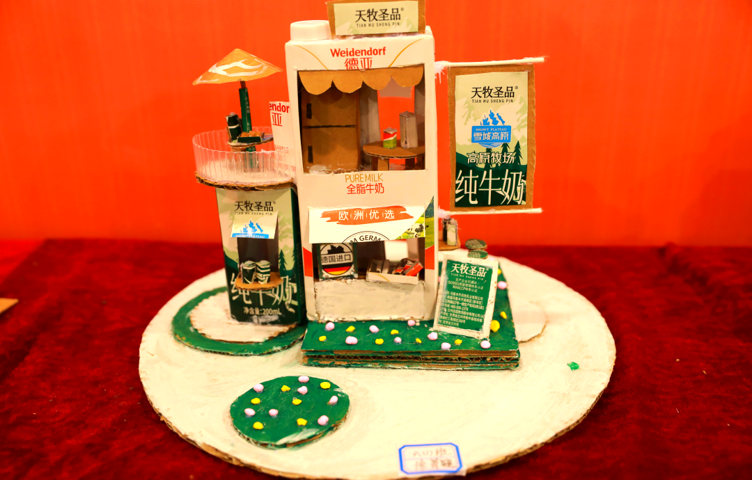 牛奶盒变身大赛:孩子们用废旧材料创造新奇迹