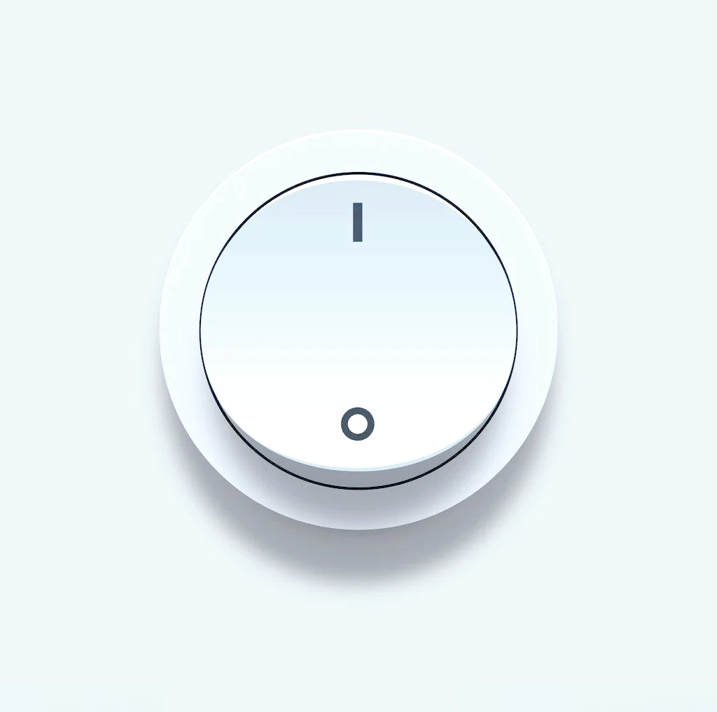 因此,开关上的"