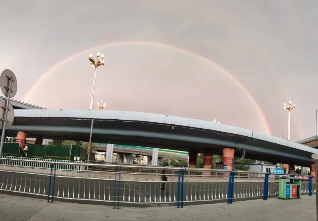 雨后彩虹桥图片大全图片