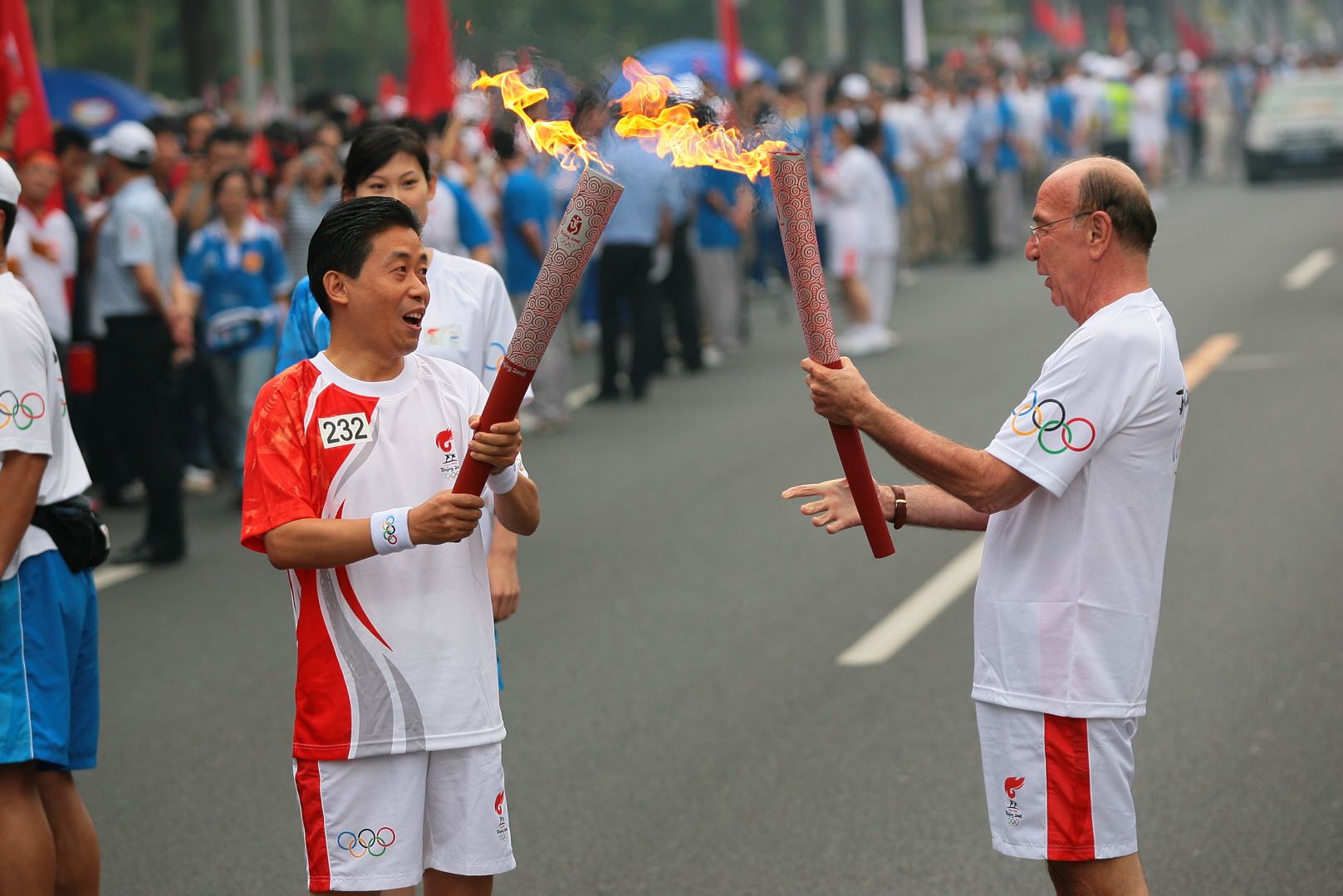 2008北京奥运会火炬手图片