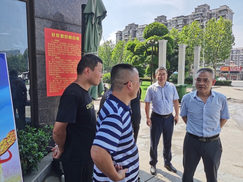 陈昌生督导文明创建工作