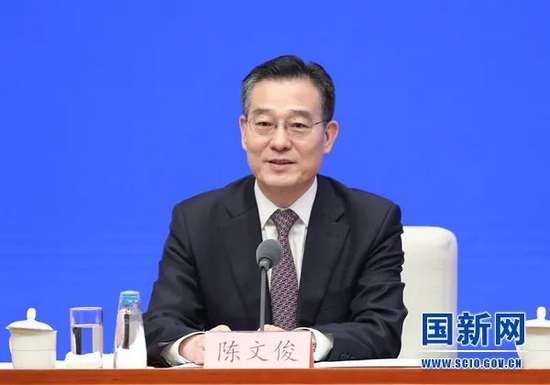 奋力开启知识产权强国建设新征程新闻发布会在京举行(图2) 陈文俊(栾海军 摄)