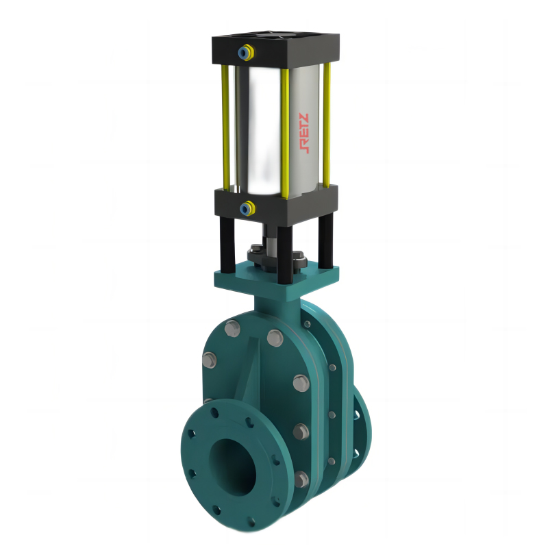 进口气动陶瓷双闸板闸阀