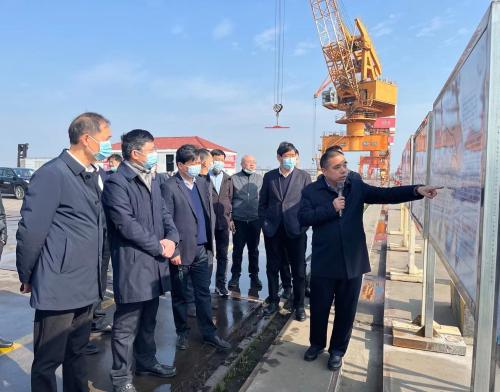 省港口集团董事长涂山峰来沙调研