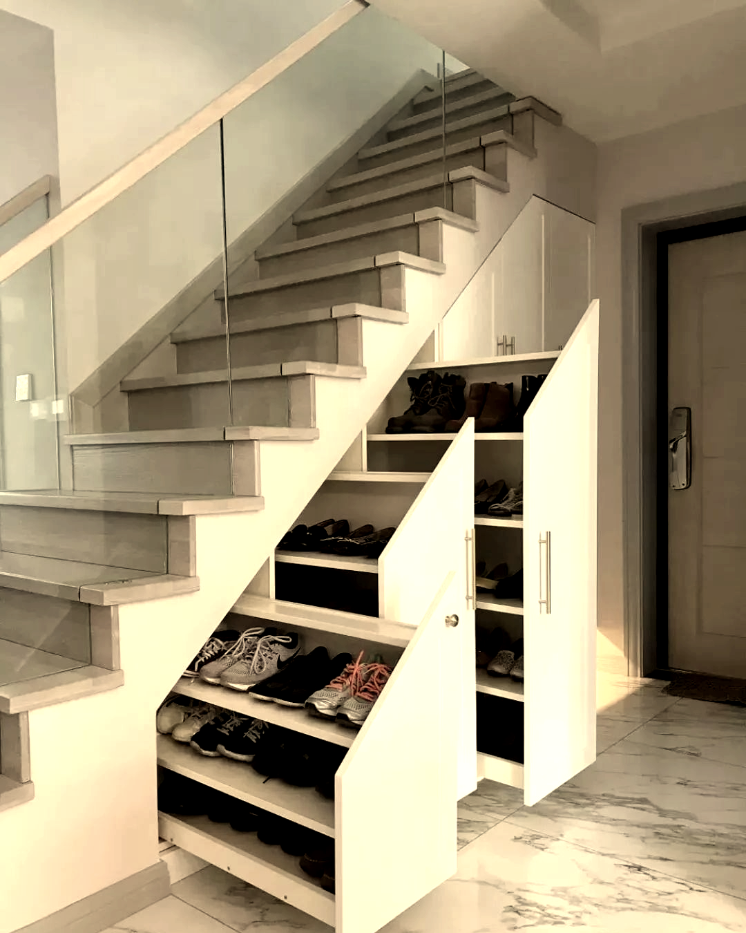 楼梯底部收纳设计精选,实用美观两不误!