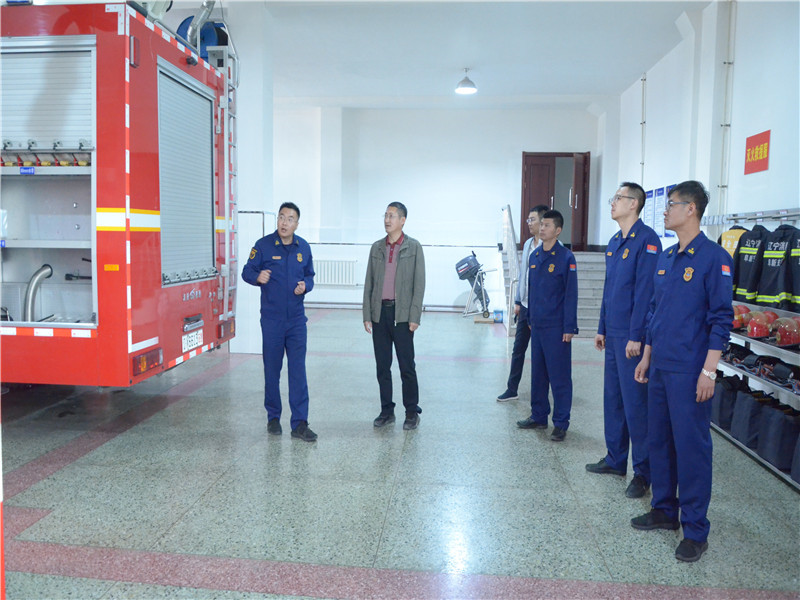 细河区区委常委,副区长张皓到区消防救援大队检查指导消防工作