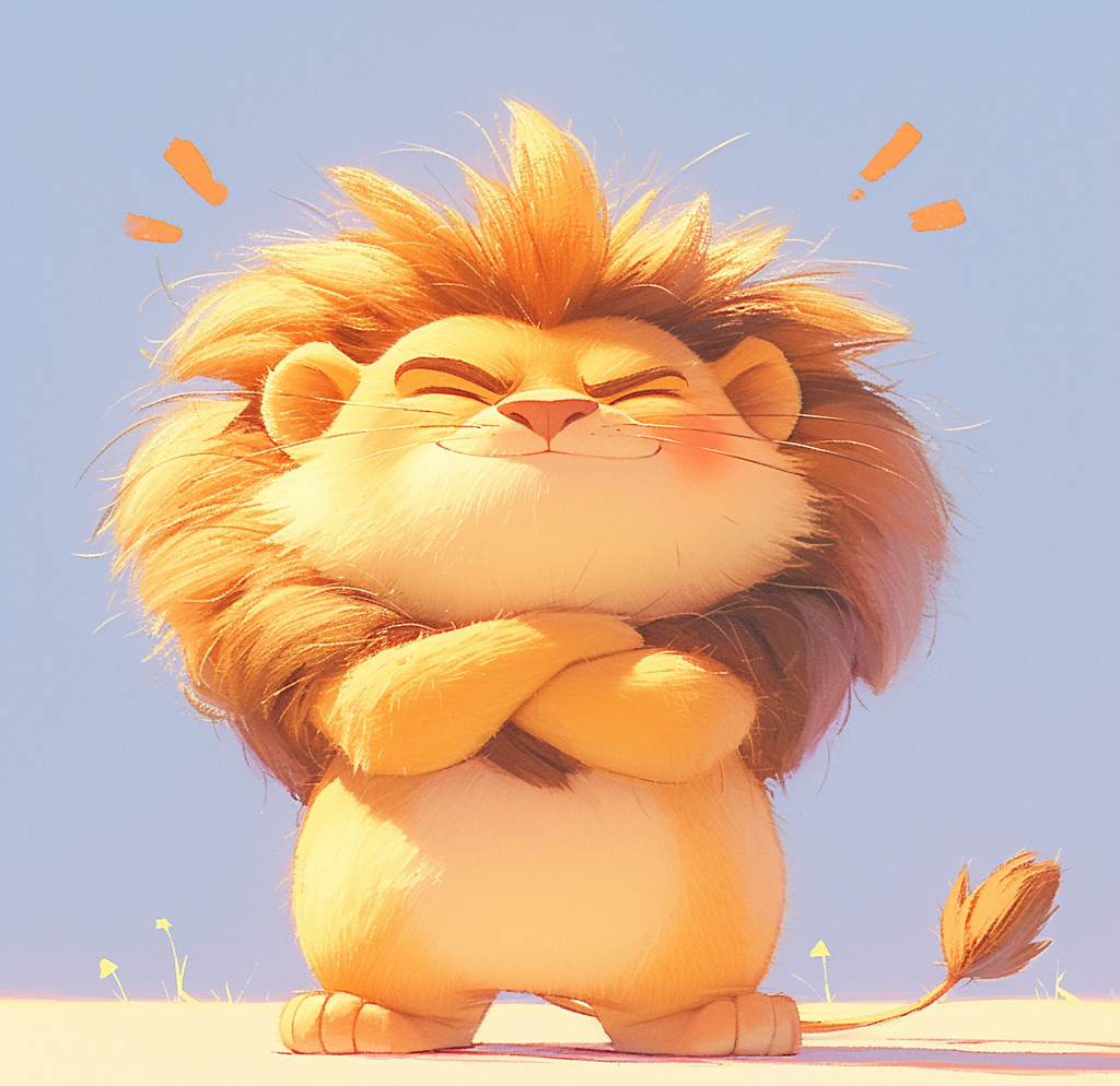 狮子王卡通头像,展现多样生活感悟