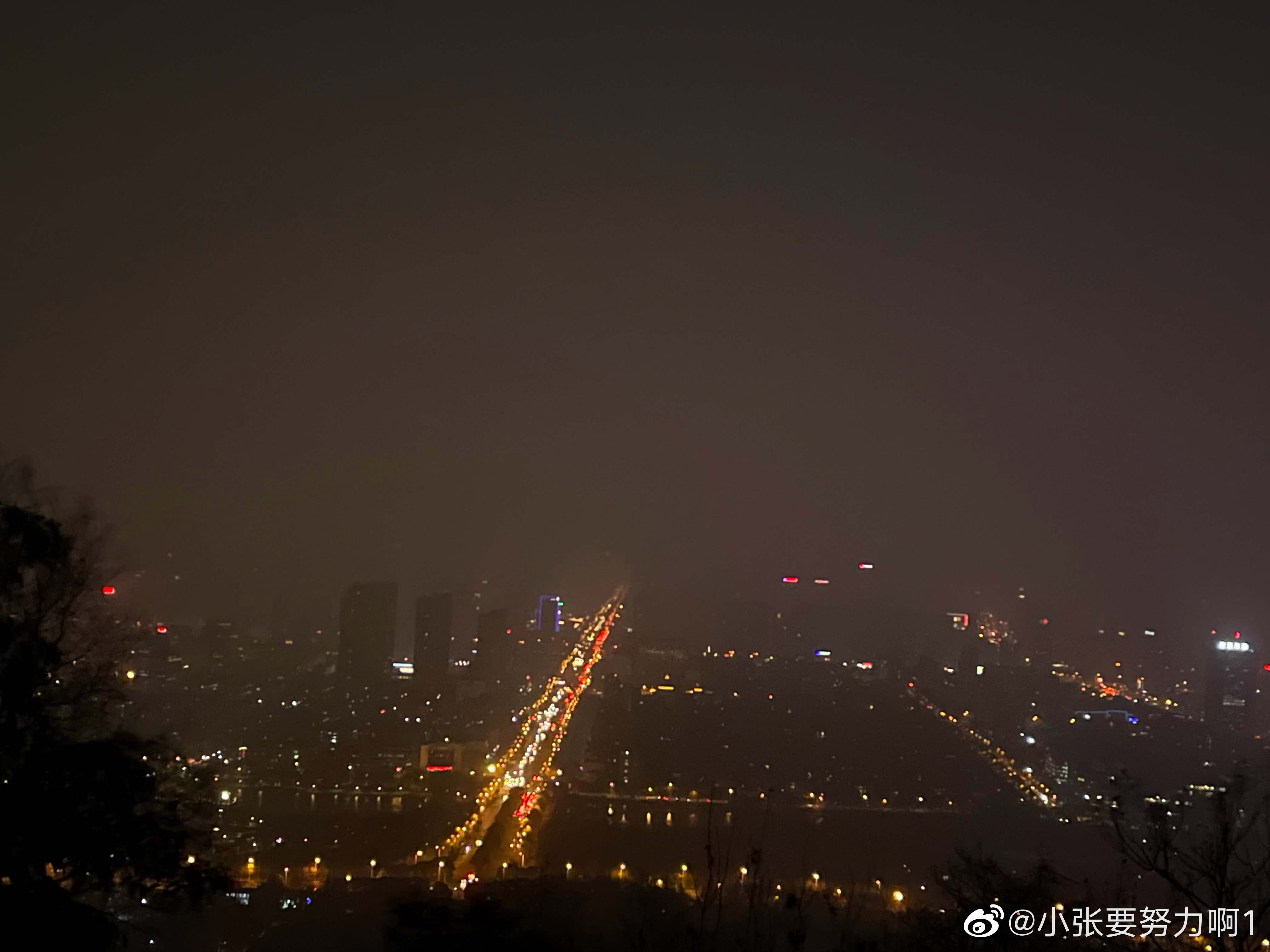 合肥夜景大蜀山图片