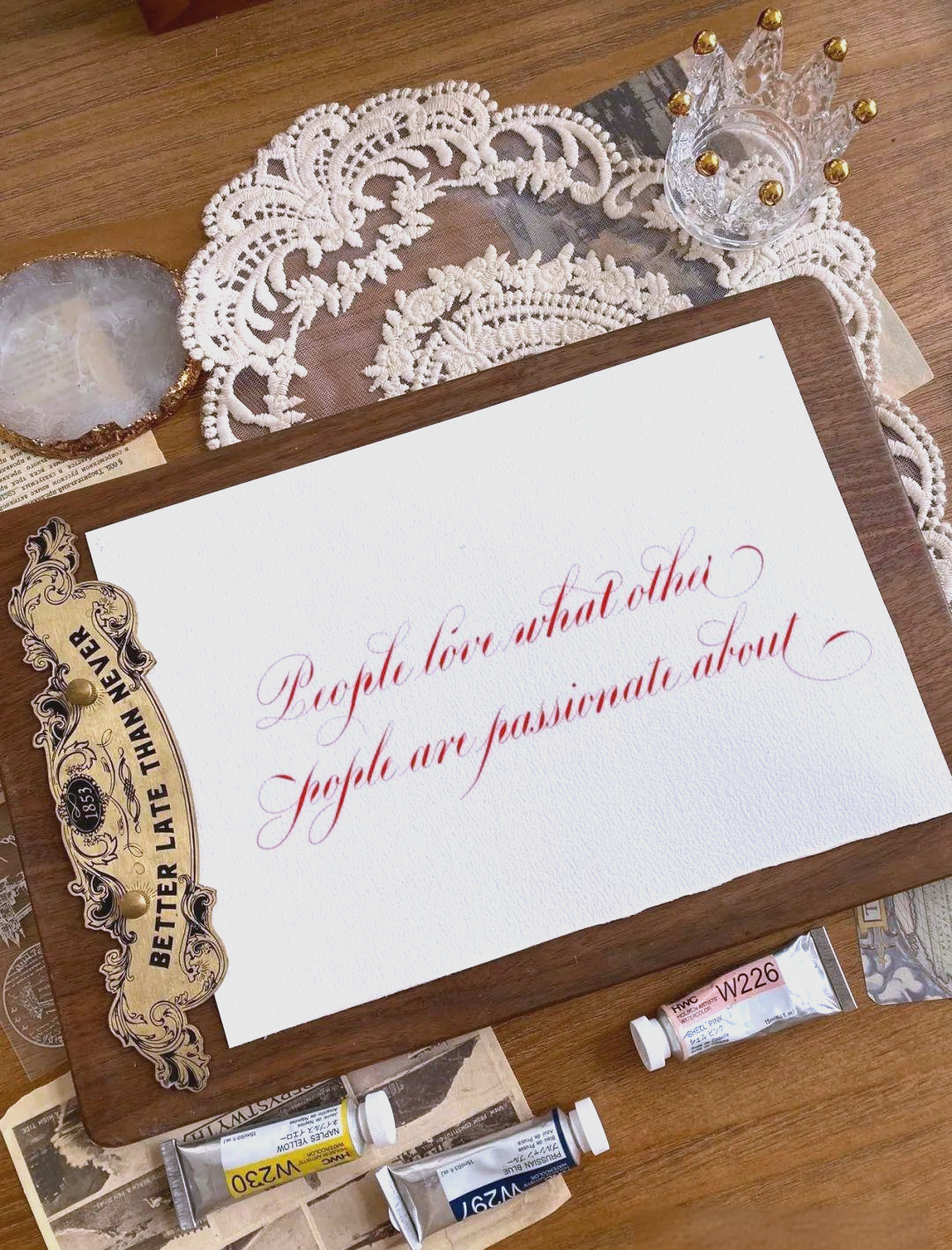 手写花体字英文书法艺术字精选集