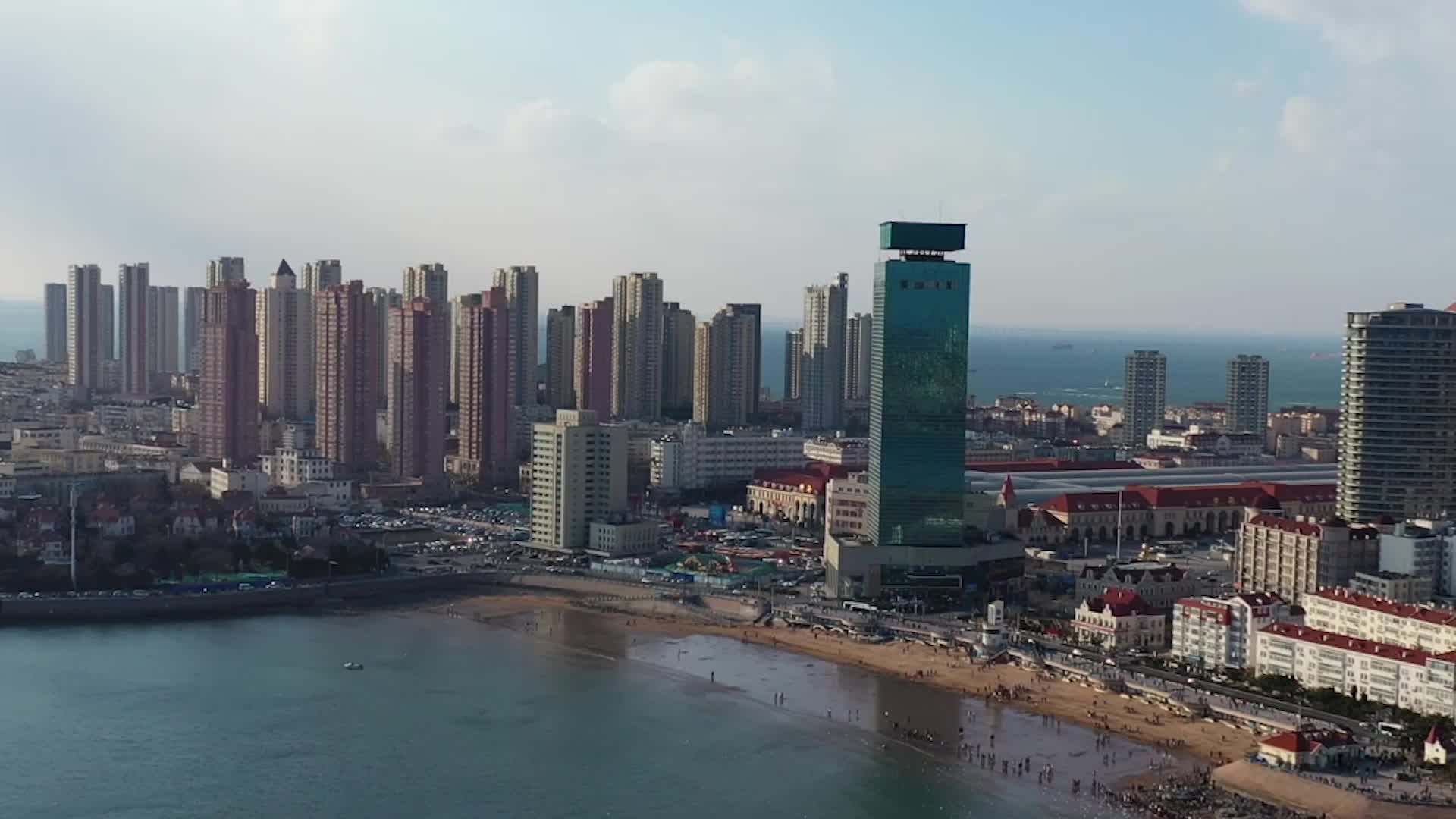 青岛湾广场项目已拆除"第一栋楼"