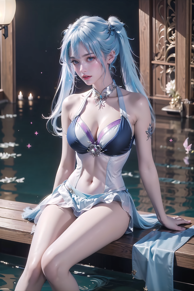 3d动漫壁纸 斗罗大陆2 唐舞桐泳装