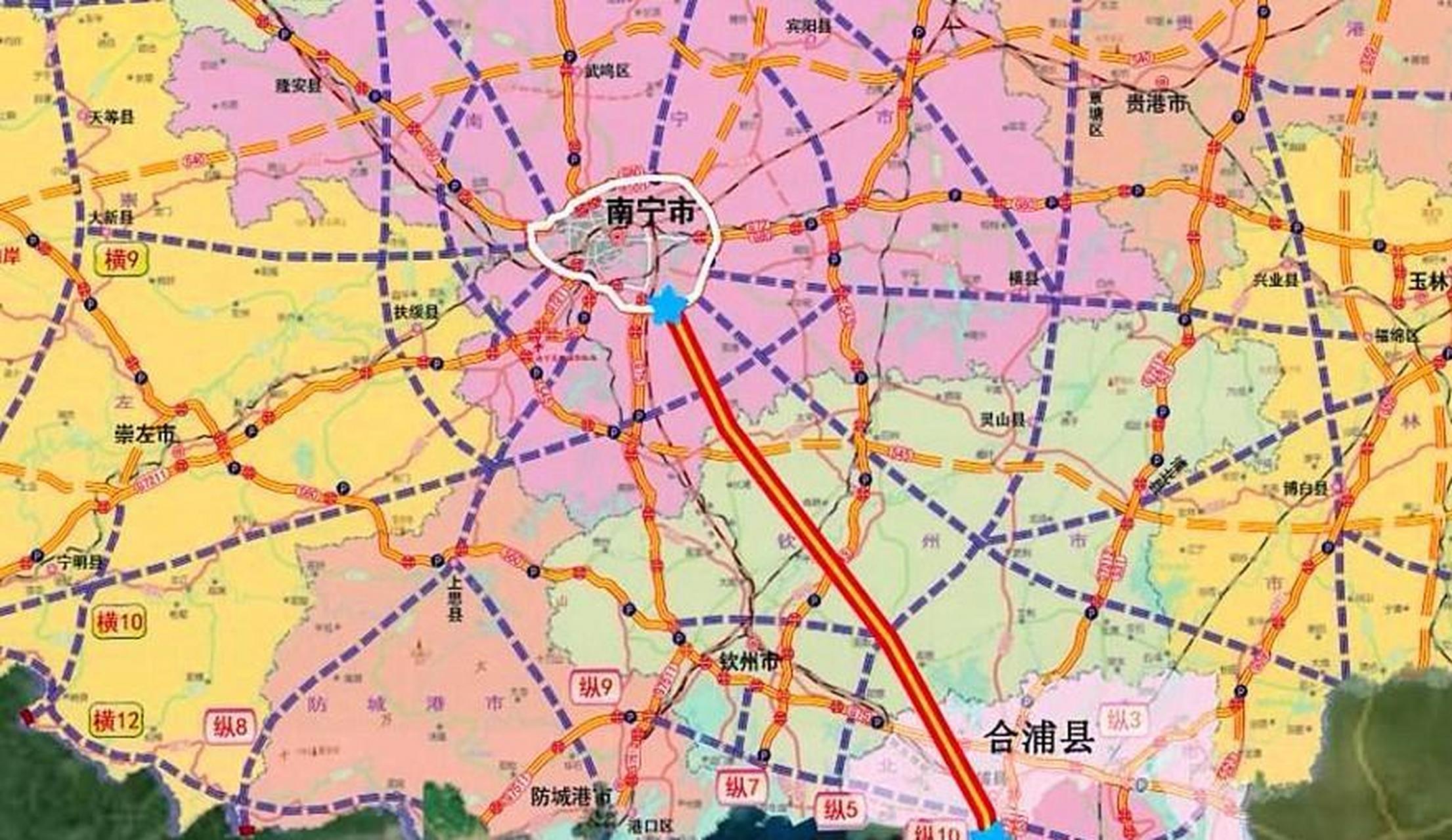 广西g358国道公路扩建图片