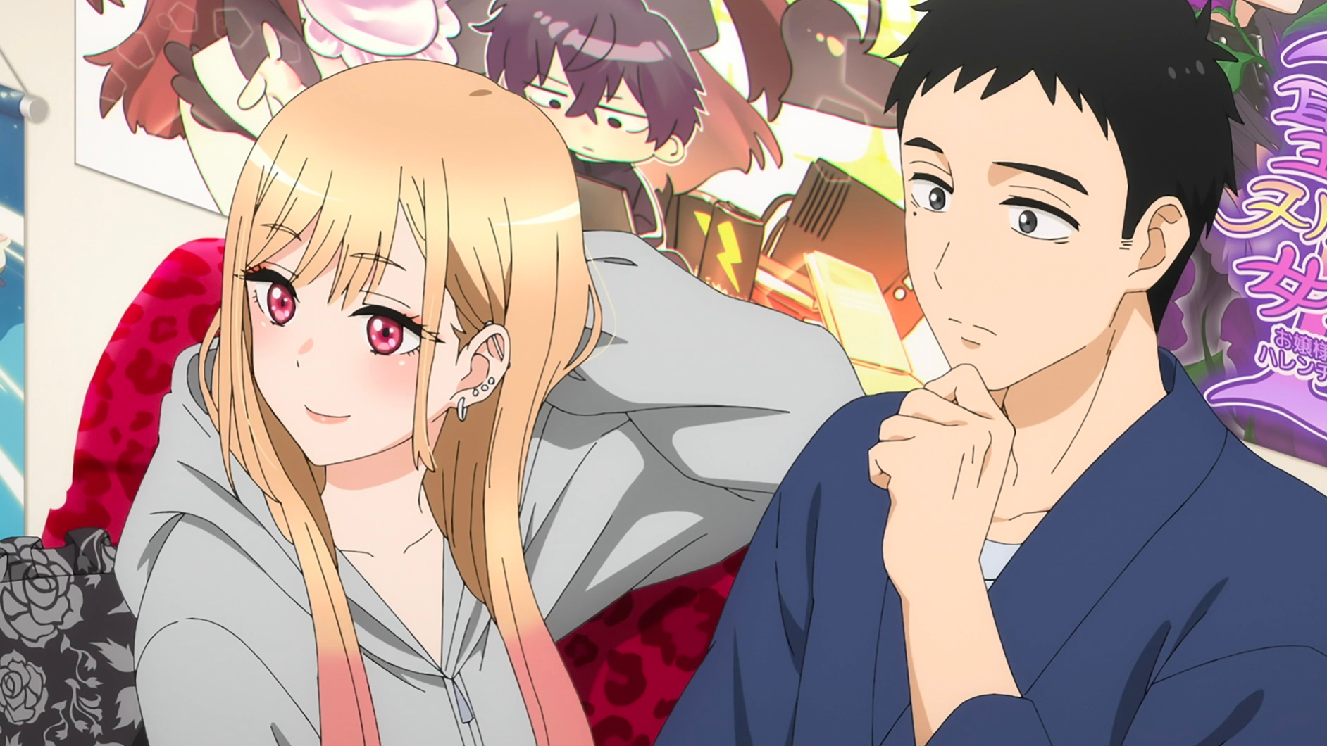 更衣人偶坠入爱河:男主首次前往女主家,女主恋爱脑觉醒了