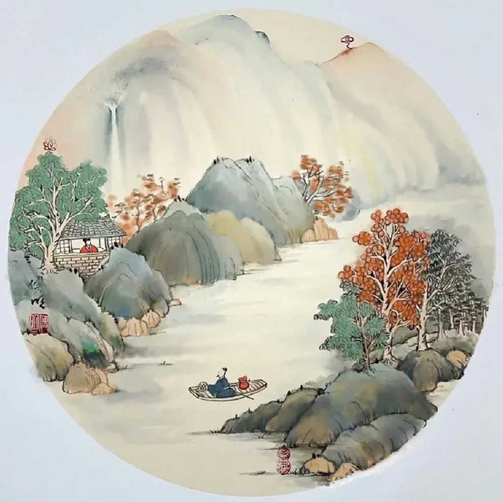 国画山水小品