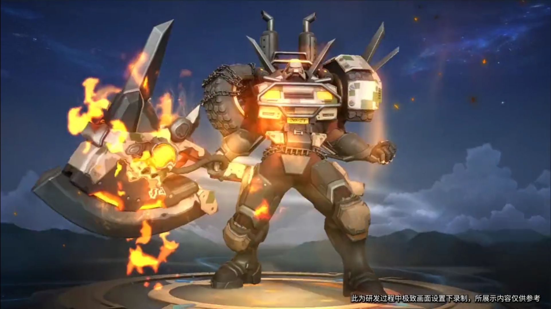 王者荣耀:典韦的新皮肤铁甲之心来了,他是一名狂野的铁甲战士