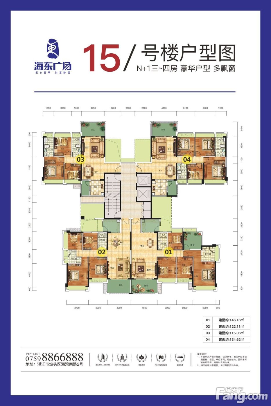 从地标海东广场现场发来一条项目新消息,请查看!