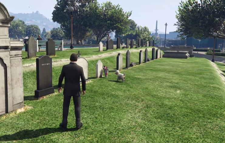 《gta5》最触动人心的瞬间,小狗守护主人,直到生命的最后一刻!