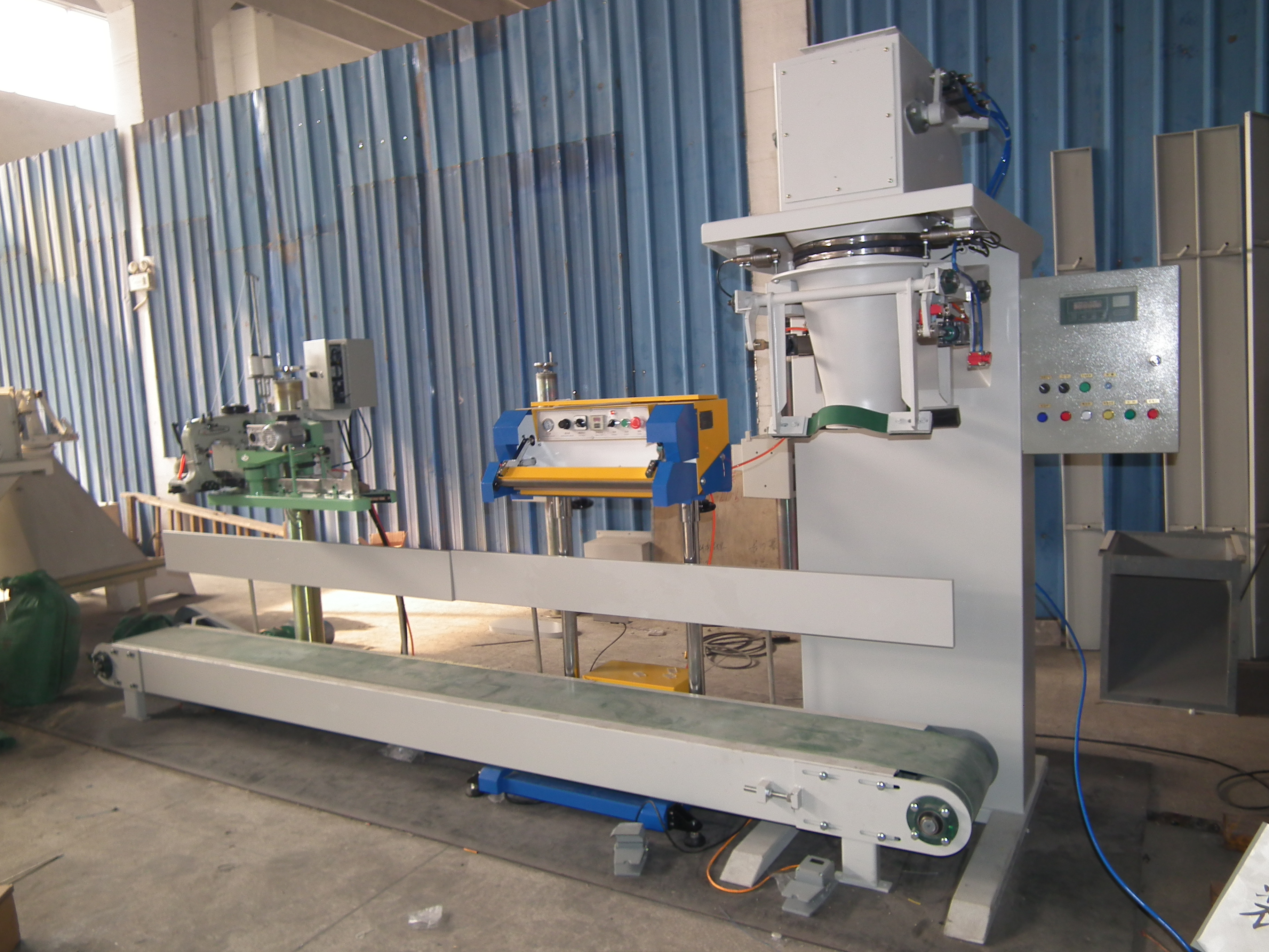 饲料称重包装机宠物饲料-半自动包装设备