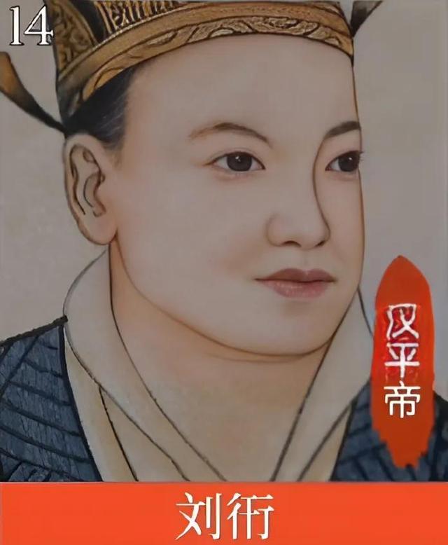 西汉十五位皇帝高清修复画像及生平简介一览