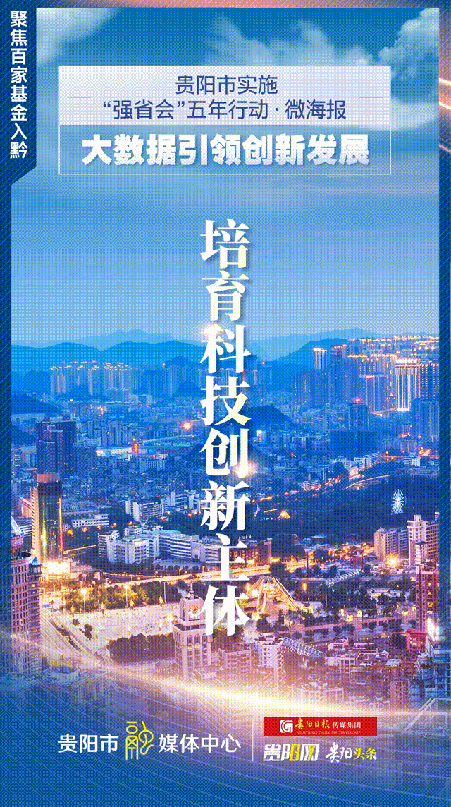 海报:贵阳贵安将以大数据引领创新发展 高质量实施创新驱动战略