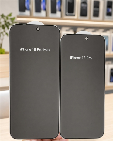 苹果史上颜值巅峰！iPhone 18 Pro/Pro Max贴膜新鲜出炉：边框更窄了