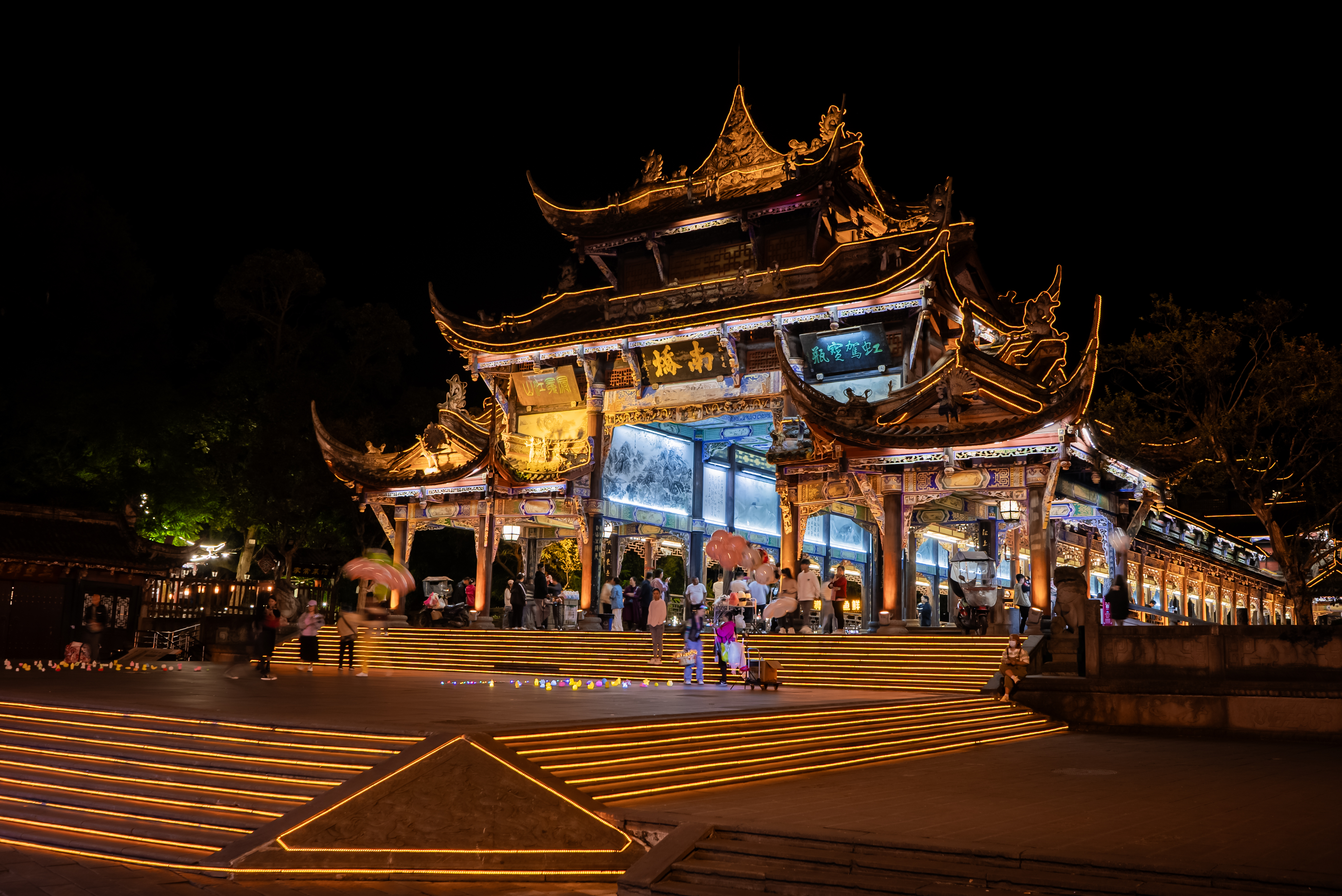 成都夜景打卡图片