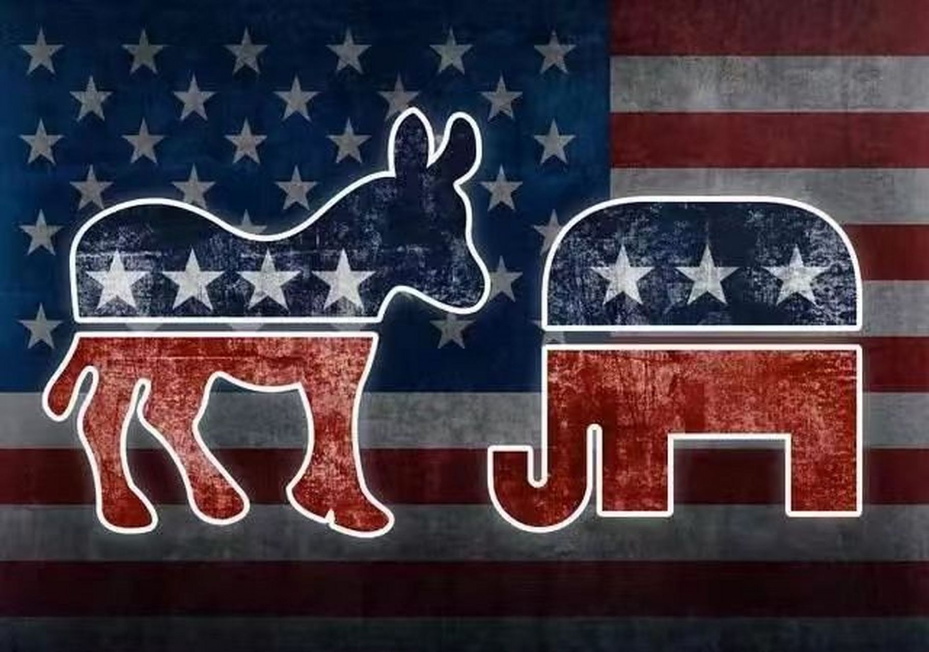 一分钟了解"美国党派的驴象之争" 美国作为全球最强大的国家之一,其