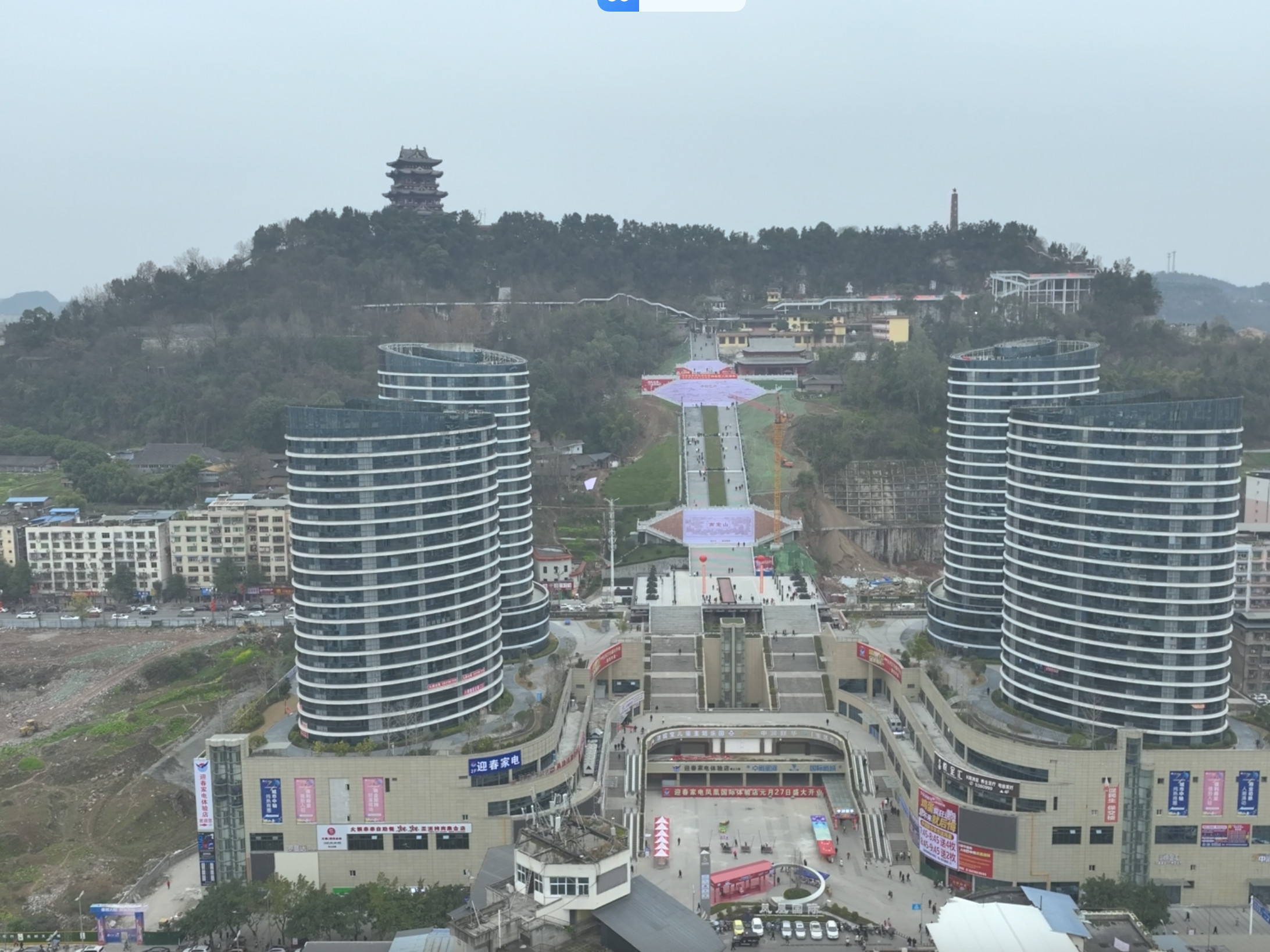 全长1.9公里 四川巴中城市中轴线全线贯通 2月7日正式开放