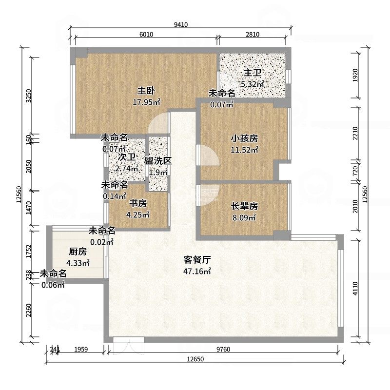 帝景山庄户型图图片